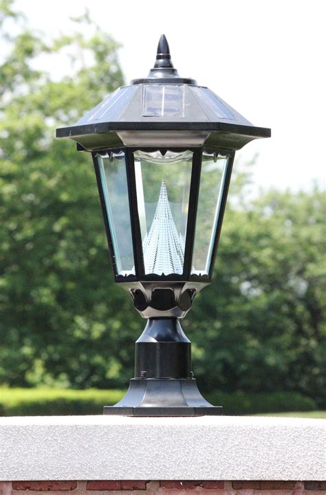 outdoor solar post light fixtures